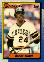 1990 Topps Tiffany #220 Barry Bonds Baseball Card