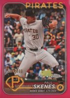 2024 Topps Chrome Update #USC27 Paul Skenes Magenta Refractor Baseball Card
