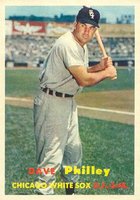 1957 Topps #124 Dave Philley Baseball Card