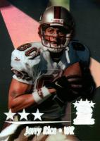 1999 Topps Stars Starcards #15 Jerry Rice 3 Star Rainbow Football Card