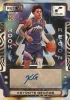 2023 Panini Recon Rookie Recon Signatures #RRSKEY Keyonte George Effect Basketball Card