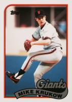 1989 Topps Tiffany #125 Mike Krukow Baseball Card