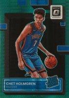 2022 Panini Donruss Optic #208 Chet Holmgren Hyper Green Basketball Card