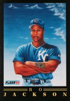 1991 Fleer Pro-Vision #5 Bo Jackson Baseball Card