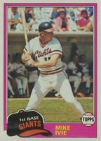 1981 Topps #236 Mike Ivie Baseball Card