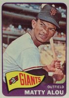 1965 Topps #318 Matty Alou Baseball Card