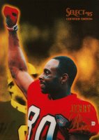 1995 Select Certified #49 Jerry Rice Mirror Gold Football Card