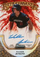 2024 Bowman Sterling Sterling Extravaganza Autographs #SEAWJ Walker Jenkins Baseball Card