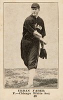 1917 Boston Store #46 Red Faber Baseball Card