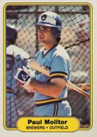 1982 Fleer #148 Paul Molitor Baseball Card