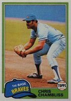 1981 Topps #155 Chris Chambliss Baseball Card