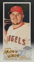 2020 Topps Allen & Ginter Chrome #85 Mike Trout Mini Baseball Card