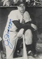 1999 Hall of Fame Autographs # Joe DiMaggio Photograph Baseball Card