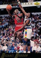 1992 Upper Deck All-NBA Team #AN1 Michael Jordan Basketball Card