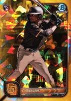 2022 Bowman Chrome Sapphire Edition #12 CJ Abrams Yellow Baseball Card