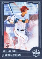 2018 Panini Diamond Kings #76 Shohei Ohtani Facing Right-Blue Frame Baseball Card