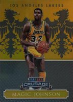 2014 Panini Excalibur Crusade #148 Magic Johnson Black 1/1 Basketball Card