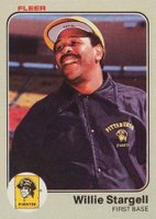 1983 Fleer #324 Willie Stargell Baseball Card