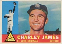 1960 Topps #517 Charley James Baseball Card