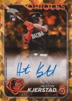 2024 Topps Chrome Sapphire Chrome Sapphire Autographs #CSAHK Heston Kjerstad Gold Baseball Card