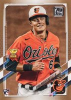 2021 Topps #143 Ryan Mountcastle Gold Baseball Card