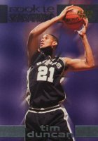 1997 Fleer Rookie Sensations #6 Tim Duncan Basketball Card