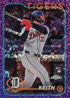 2024 Topps Chrome #2 Colt Keith Purple Speckle Refractor Baseball Card