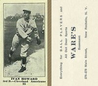 1916 Wares #85 Ivan Howard Baseball Card