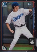 2015 Bowman Draft #46 Walker Buehler Chrome-Asia Black Refractor Baseball Card