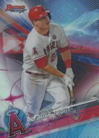 2017 Bowman's Best #25 Mike Trout Refractor Baseball Card