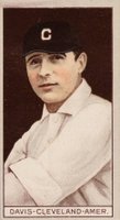 1912 Brown Backgrounds Common back # Harry Davis Baseball Card