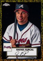 2021 Topps Chrome Platinum Anniversary #568 Rafael Furcal 70th Anniversary Black/Gold Refractor Baseball Card