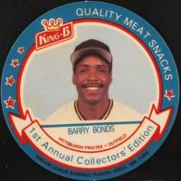1988 King-B #11 Barry Bonds Baseball Card