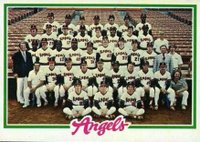 1978 Topps #214 California Angels Team Baseball Card