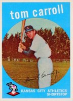 1959 Topps #513 Tom Carroll Baseball Card