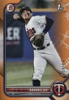 2022 Bowman Draft #BD153 Brooks Lee Orange Baseball Card