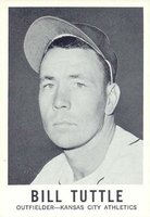 1960 Leaf #32 Bill Tuttle Baseball Card