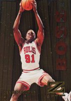 1997 Skybox Z-Force Boss #17 Dennis Rodman Super Boss Basketball Card