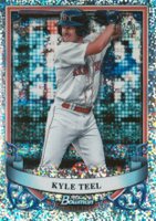 2024 Bowman Sterling Prospects #BSP19 Kyle Teel Speckle Refractor Baseball Card