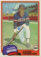 1981 Topps #388 Andre Thornton Baseball Card