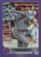 2022 Topps Chrome #1 Shohei Ohtani Purple Refractor Baseball Card