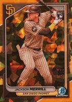 2024 Bowman Chrome Sapphire Edition #27 Jackson Merrill Gold Baseball Card