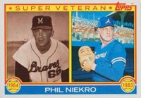 1983 Topps #411 Phil Niekro Baseball Card