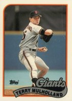 1989 Topps Tiffany #41 Terry Mulholland Baseball Card