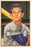 1952 Bowman #67 Johnny Groth Baseball Card