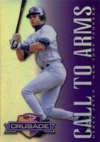 1998 Donruss Crusade # Derek Jeter Purple Baseball Card