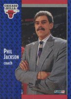 1991 Fleer #28 Phil Jackson Basketball Card