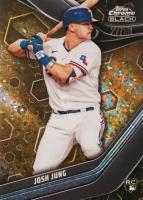 2023 Topps Chrome Black #63 Josh Jung Gold Mini Diamond Baseball Card