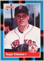1988 Donruss Red Sox Team Book #51 Roger Clemens Baseball Card