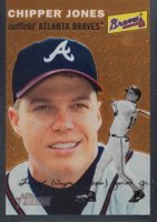 2003 Topps Heritage Chrome #THC91 Chipper Jones Chrome Baseball Card